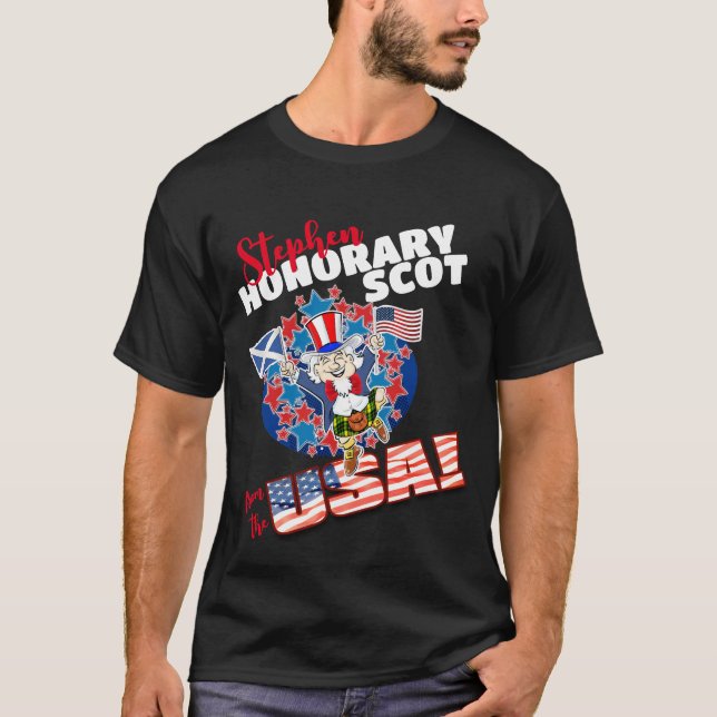 Camiseta Escocia honoraria de Estados Unidos (Anverso)
