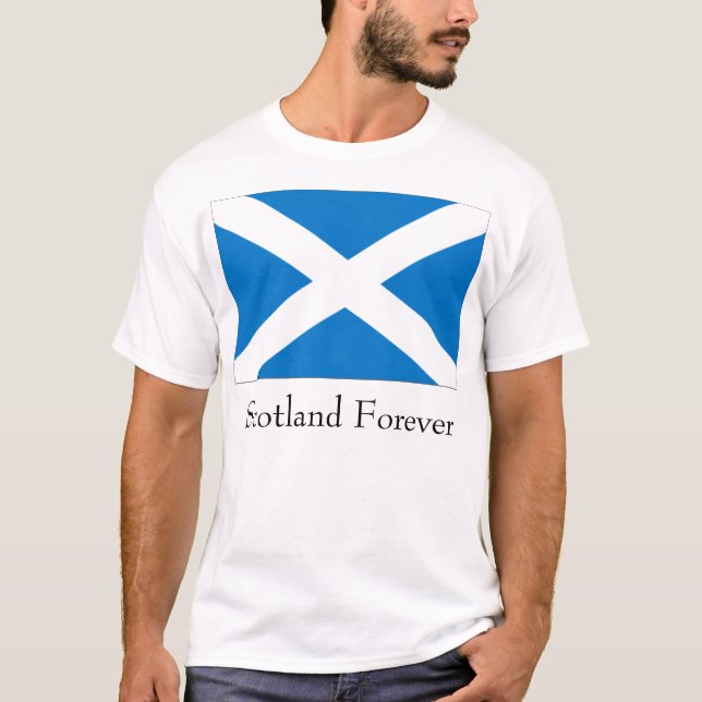 Camiseta Escocia para siempre (Anverso)