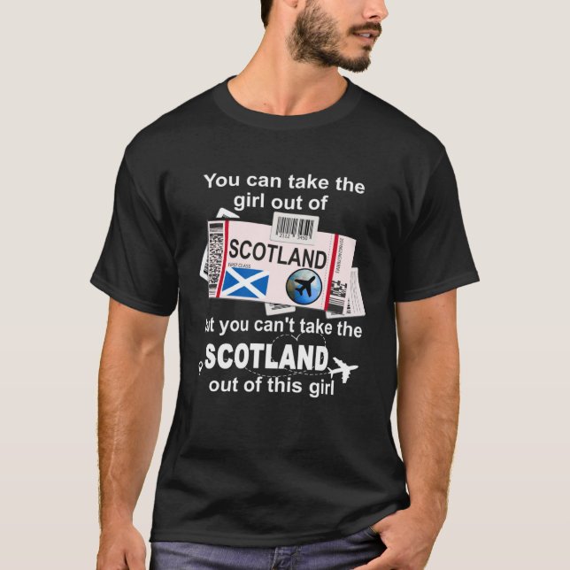 Camiseta Escocia Pase de embarque Chica Escocia Escocia (Anverso)