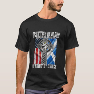 Camiseta Escocia Por Blood American De Nacer Patriot De Cho