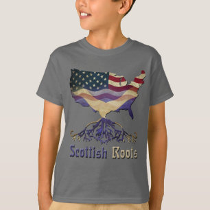 Camiseta Escocia Roots Patrimonio de la Bandera de Estados