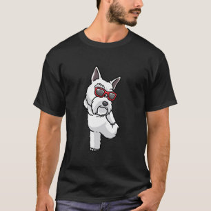 Camiseta Escocia Terrier Dog Scottie Terrier con vidrio sol