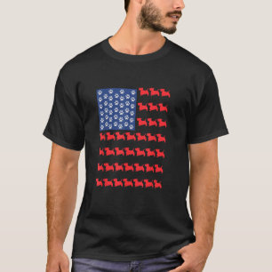 Camiseta Escocia Terrier Escocia Bandera Norteamericana 4 D