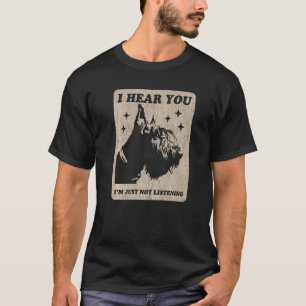Camiseta Escocia: Terrier no escuchar al dueño de perro esc