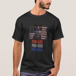 Camiseta Escocia Terrier Pro Life Pro Dios Pro Perros
