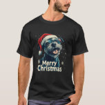 Camiseta Escocia Terrier Santa Merry Christmas Scottie Lov<br><div class="desc">Escocés Terrier Santa Merry Navidad Escocia Lover Pajama</div>