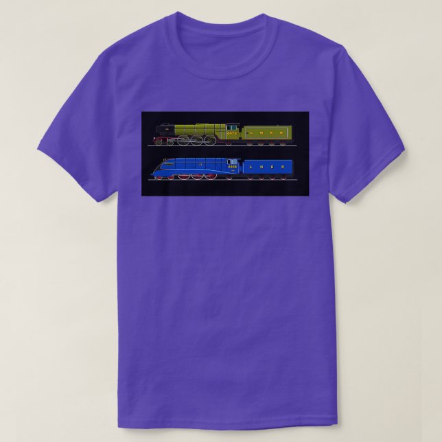 Camiseta Escocia voladora y mallard 1 (Diseño del anverso)