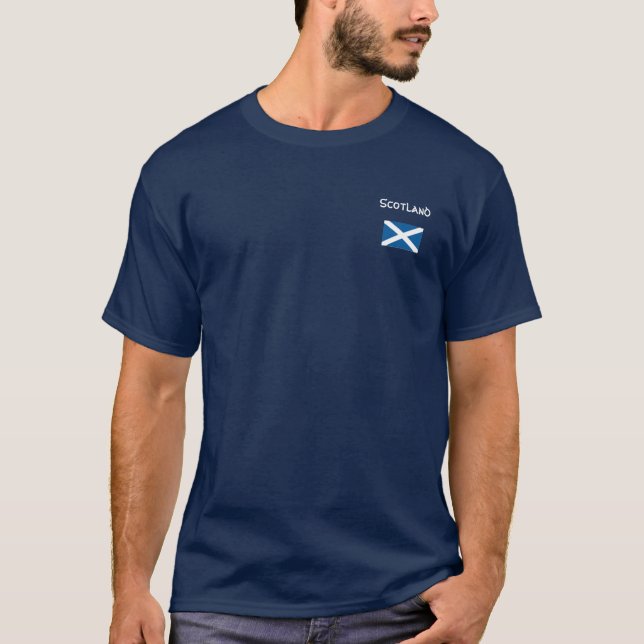 Camiseta Escocia w/flag (Anverso)