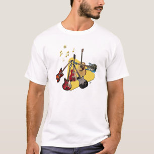 Camiseta Escoja su guitarra