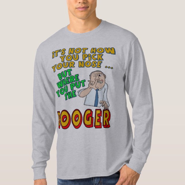 Camiseta Escoja su nariz (Anverso)