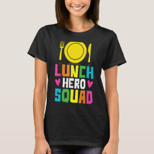 Camiseta Escolar Héroe Escuadrón Cafetería Trabajadores 2