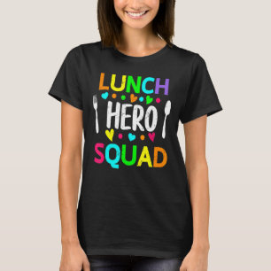 Camiseta Escolar Héroe Escuadrón Cafetería Trabajadores 2