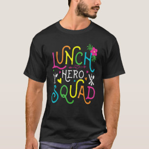 Camiseta Escolar Héroe Escuadrón Cafetería Trabajadores 3