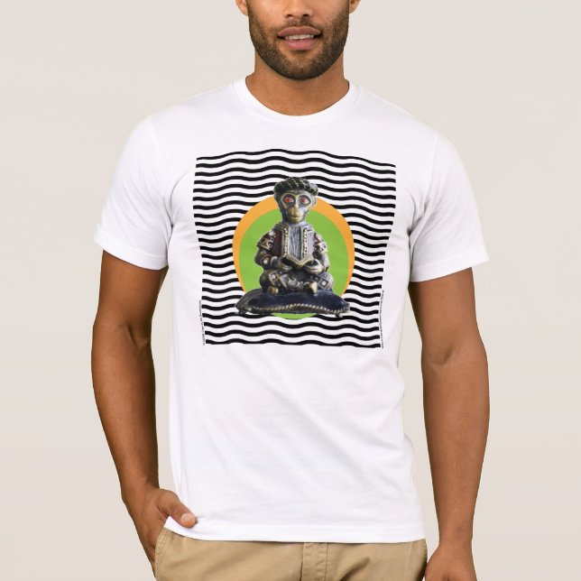 Camiseta Escolar lleno del mono de Lotus Meditating (Anverso)