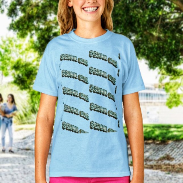 Camiseta Escolar luz 3D (This School Bluz-3D T-Shirt, comes in a variety of colors, and sizes!)