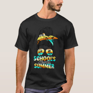 Camiseta Escolar Para El Desordenado Bun De Verano El Últim