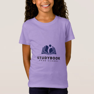 Camiseta escolar personalizada para niños | Púrpur