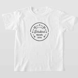 Camiseta Escolares de Primer Grado 2026 con Nombre de Regre
