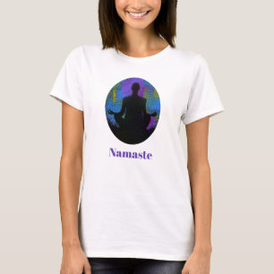 Camiseta Escolaridad Espiritual Sitting Yoga Pose Namaste