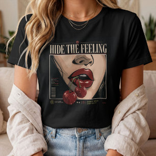 Camiseta Esconde el Sentimiento – Cereza Vintage