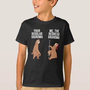 Camiseta Esconder a tu abuela normal Yo La Abuela Redhead