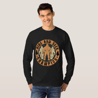 Camiseta Esconder y buscar a un hombre gracioso de la camis