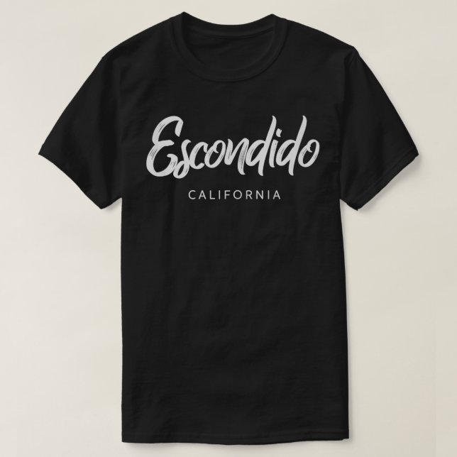 Camiseta Escondido California (Diseño del anverso)