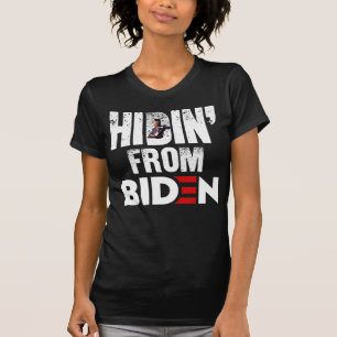 Camiseta Escondido de humor político indiferente a Trump Gi