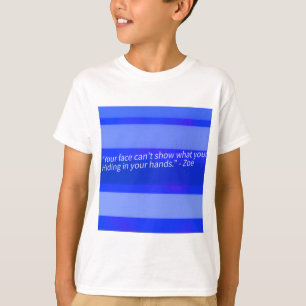 Camiseta Escondido en sus manos Estimada cita de Evan Hanse