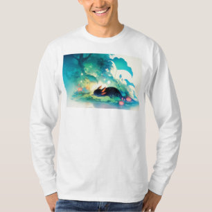 Camiseta Escondite del estanque de flores secretas del ajol