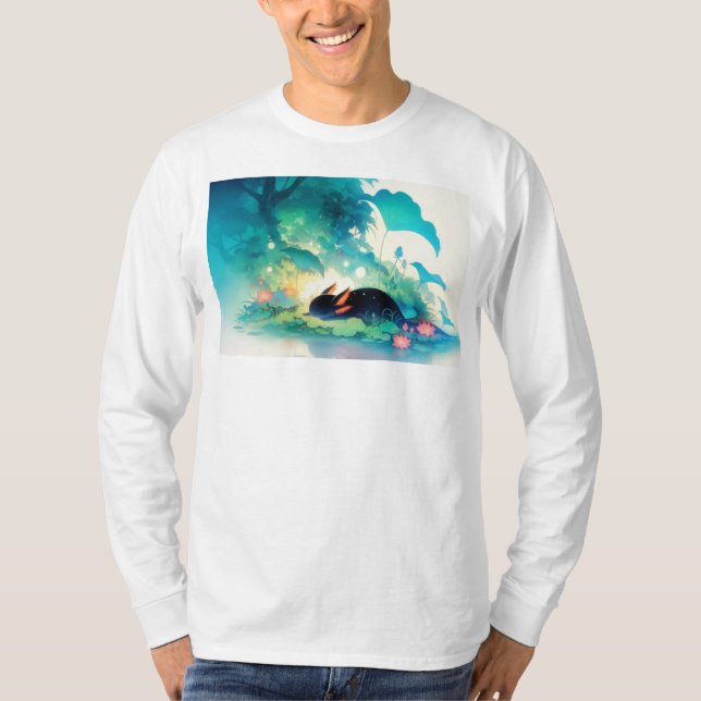 Camiseta Escondite del estanque de flores secretas del ajol (Anverso)
