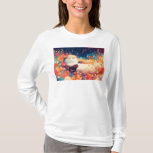 Camiseta Escondite Floral de Nutria