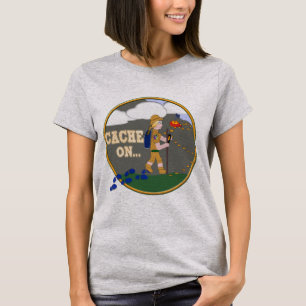 CAMISETA ¡ESCONDRIJO ENCENDIDO! CHICA DEL POLLUELO DE