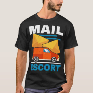 Camiseta Escor de correo de envío de correo de correo del t