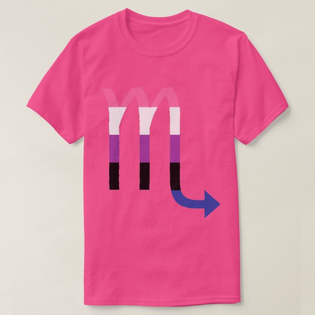 Camiseta Escorpio de género (Diseño del anverso)