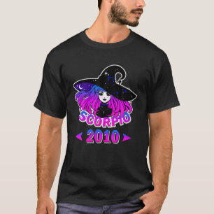 Camiseta Escorpio El Escorpión Zodiac Awesome 2010 Octubre