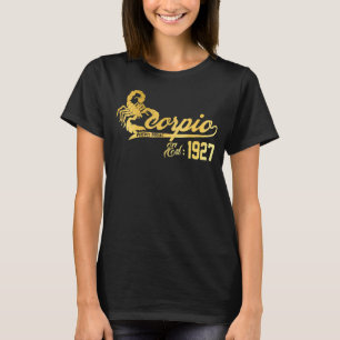 Camiseta Escorpio El Escorpión Zodiaco Asombroso 1927 Octub