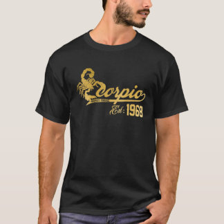 Camiseta Escorpio El Escorpión Zodiaco Asombroso 1968 Octub
