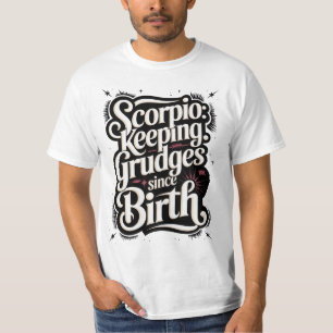 Camiseta Escorpio: Manteniendo Grullas Desde La Cita Gracio
