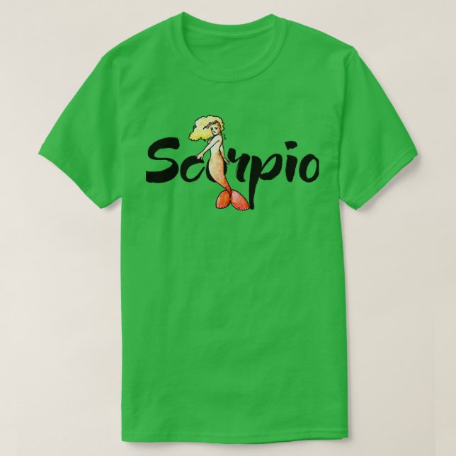 Camiseta Escorpio Mermaid (Diseño del anverso)
