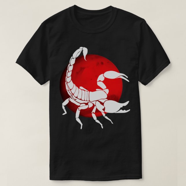 Camiseta Escorpio Ruler de Marte (Diseño del anverso)