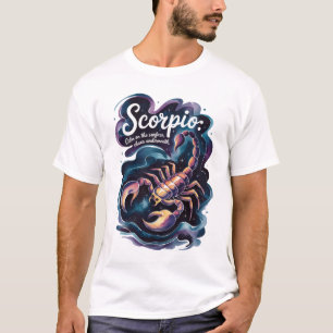 Camiseta Escorpio: Tranquilidad en la superficie, caos bajo