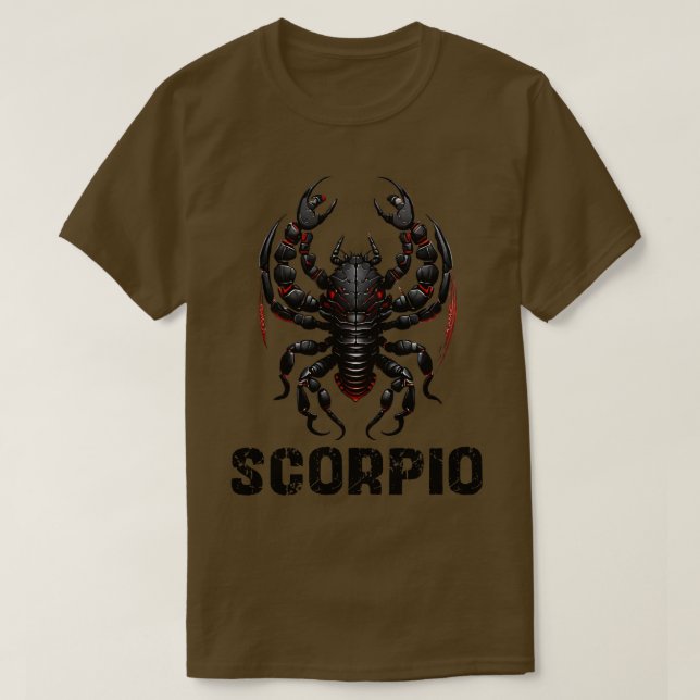 Camiseta escorpión (Diseño del anverso)