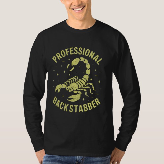 Camiseta Escorpión de respaldo profesional (Anverso)