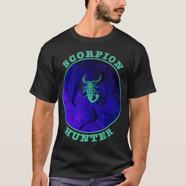 Camiseta Escorpión Hunter Arachnids Desierto de vigilancia  (Anverso)