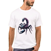 Escorpión negro venenoso