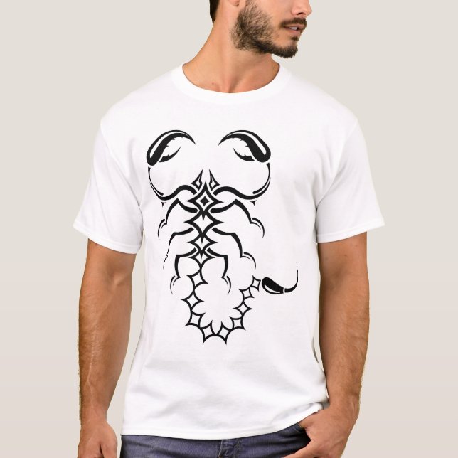 Camiseta Escorpión tribal (Anverso)