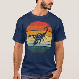 Camiseta Escorpión vintage Retro Sunset Art 70s 80s