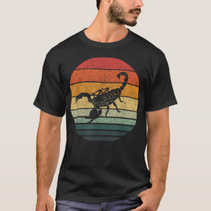 Camiseta Escorpión vintage Retro Sunset Art 70s 80s 824