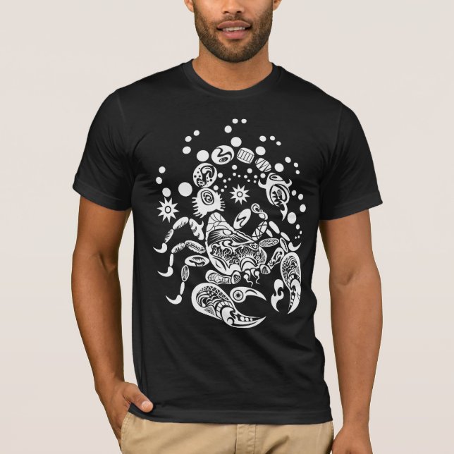 Camiseta Escorpión-w tribal (Anverso)